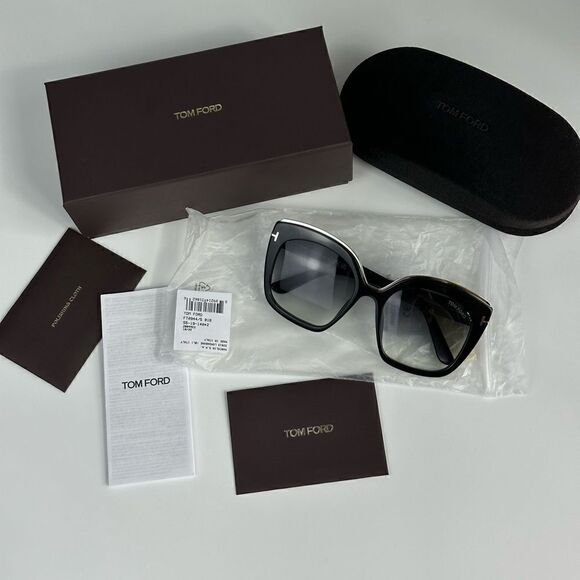 TOM FORD Sunglasses FT0944/S 01B Chantelle Black/Grey Women NEW main image 8